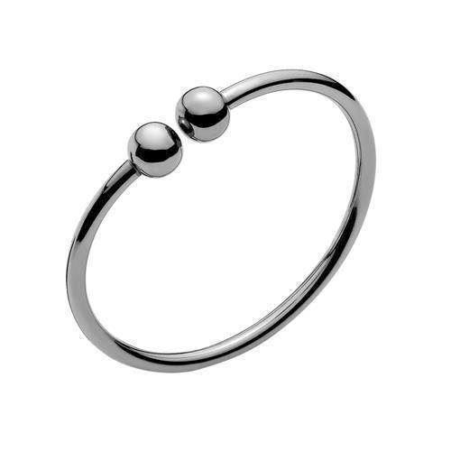 Image of Lund 925 Sterling sølv Armring Sort rhodineret, model 903016