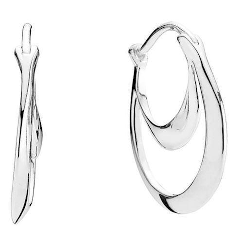 Image of Lund Copenhagen Fashion by Lund Copenhagen 925 sterling sølv øreringe blank, model 909225