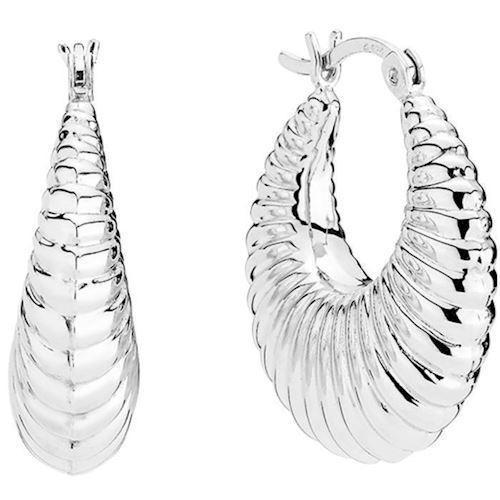 Image of Lund Copenhagen Fashion by Lund Copenhagen 925 sterling sølv øreringe blank, model 909266