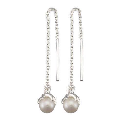 Image of Lund klo 925 sterling sølv ørehængere blank, model 909679-20