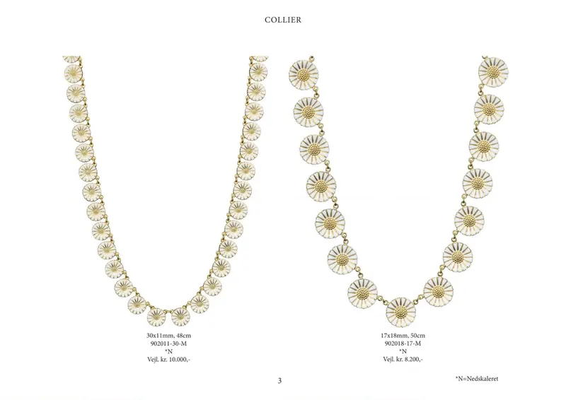 Lund Copenhagen Marguerit katalog 2026/27, side 3: Collier