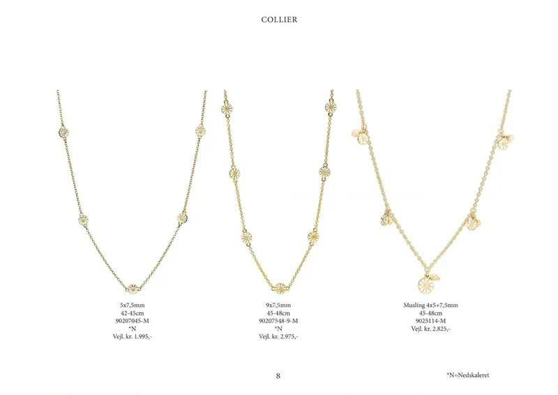 Lund Copenhagen Marguerit katalog 2026/27, side 8: Collier