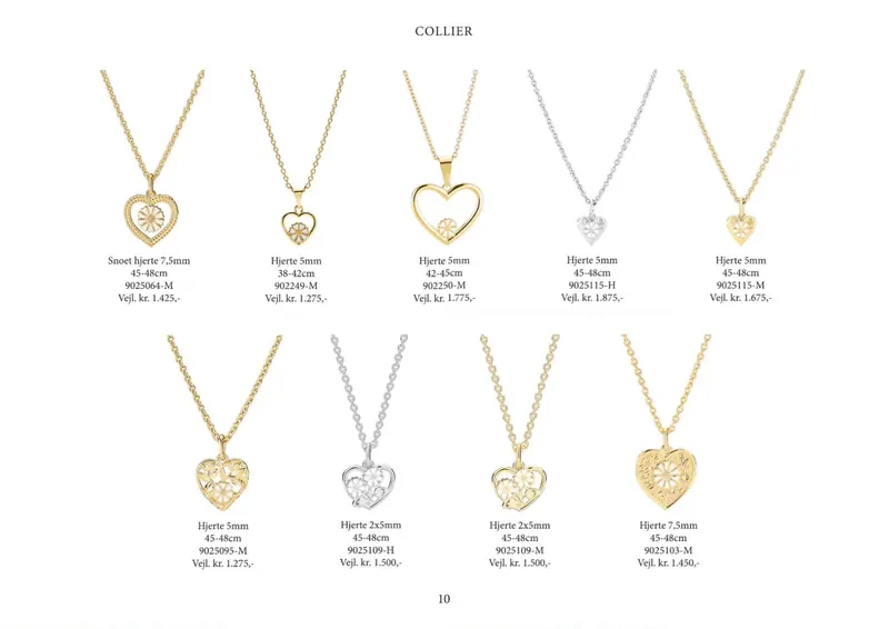 Lund Copenhagen Marguerit katalog 2026/27, side 10: Collier
