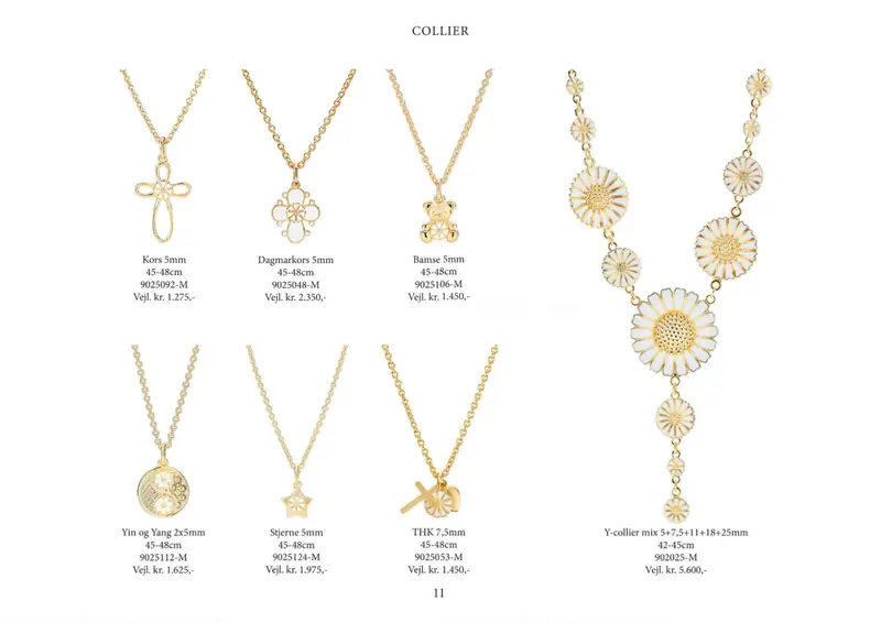Lund Copenhagen Marguerit katalog 2026/27, side 11: Collier