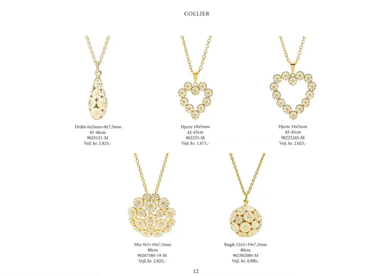 Lund Copenhagen Marguerit katalog 2026/27, side 12: Collier