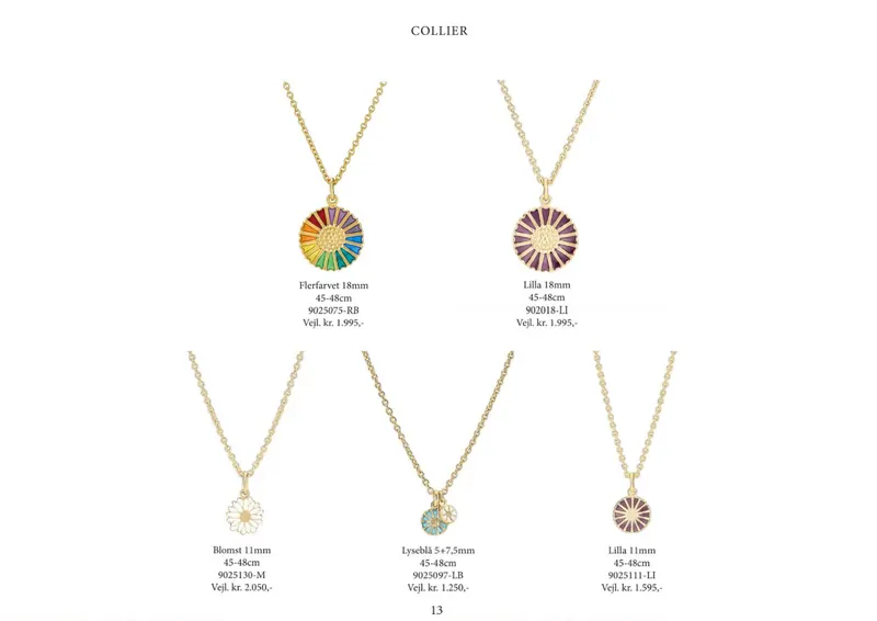 Lund Copenhagen Marguerit katalog 2026/27, side 13: Collier