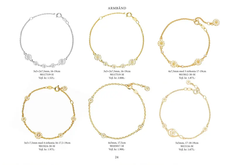 Lund Copenhagen Marguerit katalog 2026/27, side 24: Armbånd
