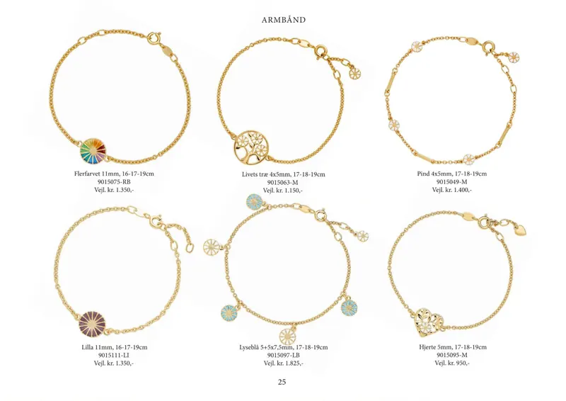 Lund Copenhagen Marguerit katalog 2026/27, side 25: Armbånd