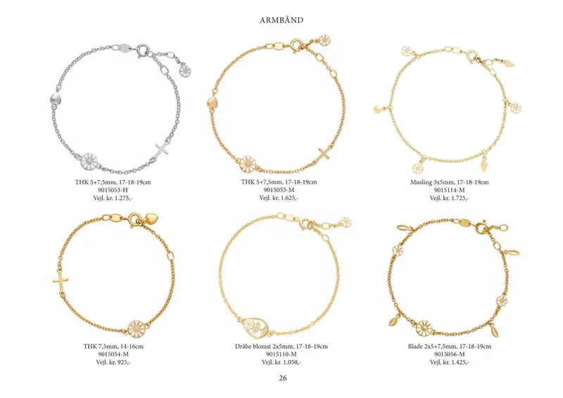 Lund Copenhagen Marguerit katalog 2026/27, side 26: Armbånd