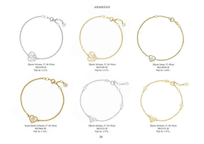 Lund Copenhagen Marguerit katalog 2026/27, side 28: Armbånd