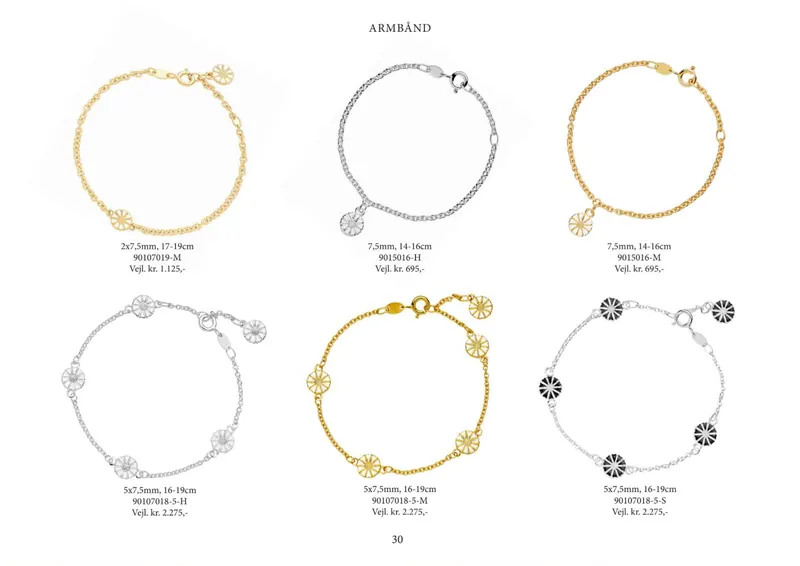 Lund Copenhagen Marguerit katalog 2026/27, side 30: Armbånd