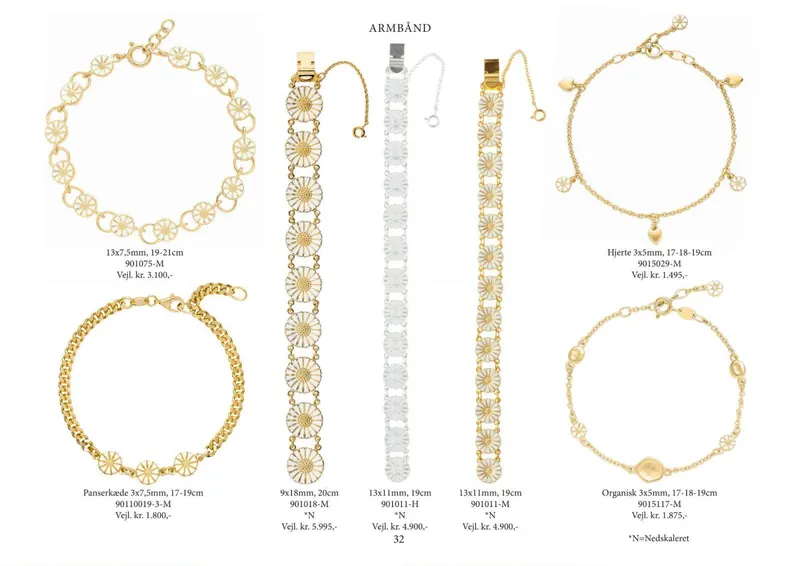 Lund Copenhagen Marguerit katalog 2026/27, side 32: Armbånd