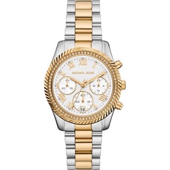 Michael Kors Lexington dameur med guldfarvet lænke