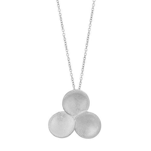 Image of Nordahl Beauty Sterling sølv Halskæde med vedhæng med Mat sandblæst overflade, model 825745