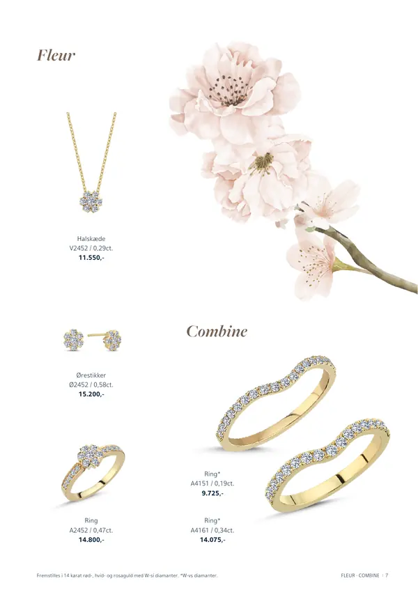 NURAN smykkekatalog 2024/25, side 7: Fleur, Combine