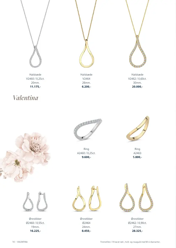 NURAN smykkekatalog 2024/25, side 10: Valentina