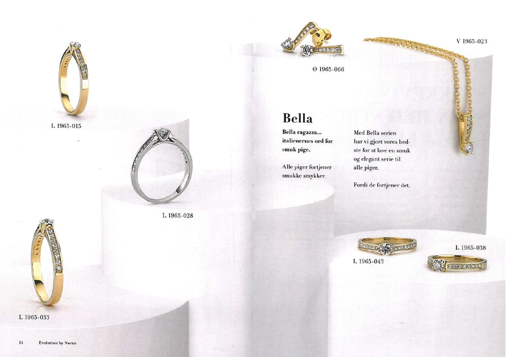 Køb dine Bella by Nuran diamant smykker hos Guldsmykket.dk