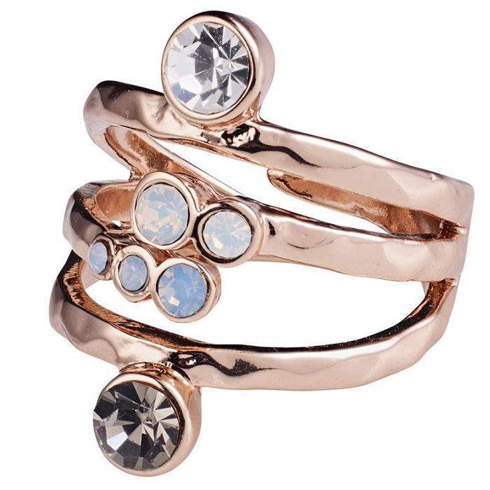 132024104, Pilgrim Ring, fra Joy serien med Preciosa-krystaller Multi
