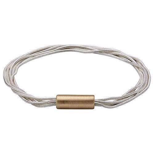 Image of Pilgrim Forsølvet messing armbånd, model 601533942