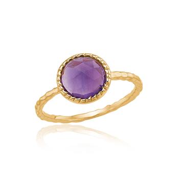 Ring med ametyst, fra Blicher Fuglsang
