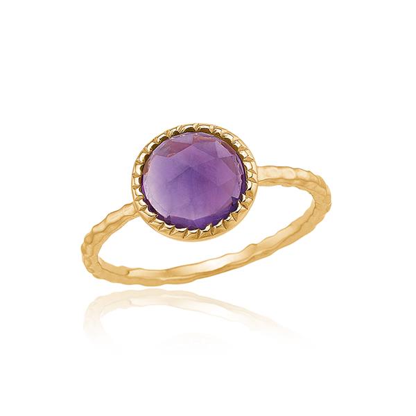 Ring med ametyst, fra Blicher Fuglsang