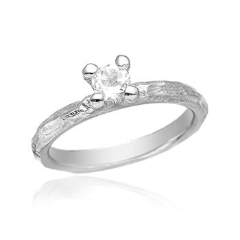 Smuk klassisk ring med kant, fra Blicher Fuglsang