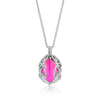 Smykke Æg med Pink Onyx, fra Blicher Fuglsang