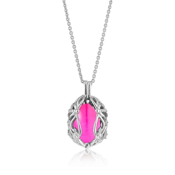 Smykke Æg med Pink Onyx, fra Blicher Fuglsang