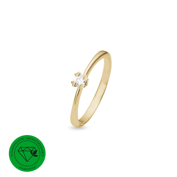 MARY Ring 8K LG DIAM 0,10CT W/VS, fra Aagaard