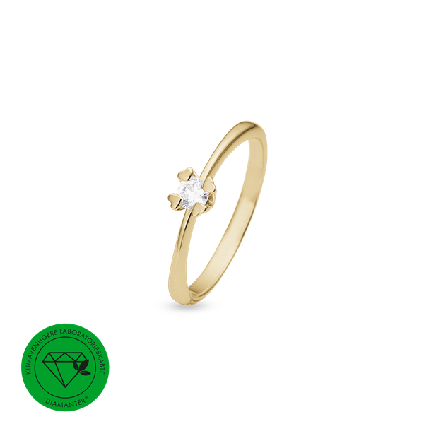 MARY Ring 8K LG DIAM 0,20CT W/VS, fra Aagaard