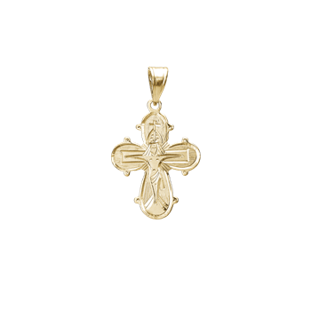 8 karat dagmar kors 17  x 20,5 mm, fra by aagaard