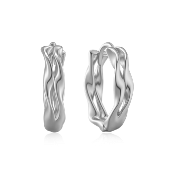Sølv creoler, fra Støvring Design