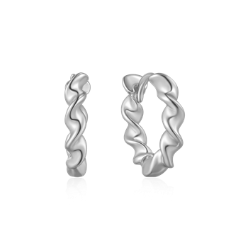 Sølv creoler, fra Støvring Design