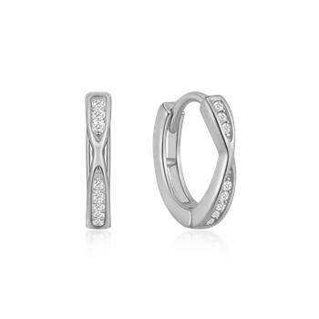 Sølv creoler, fra Støvring Design