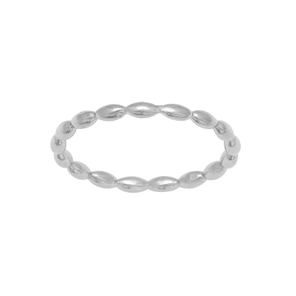 Rhod. sølvring Str.54, fra Siersbøl