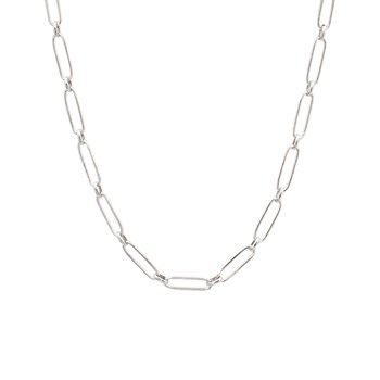Kæde sølv rhodineret LENGHE, fra L&G