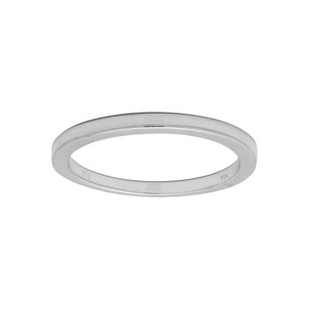 Rhodineret sølv ring ADINANOR enkel, fra Joanli Nor