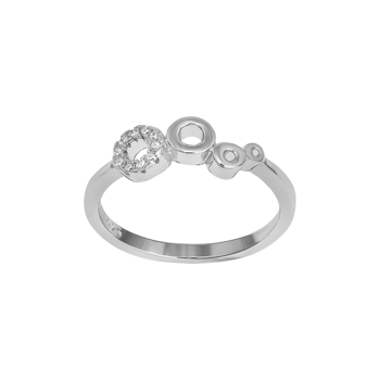 Rhd. sølv ring EVYNOR 12mm, fra Joanli Nor