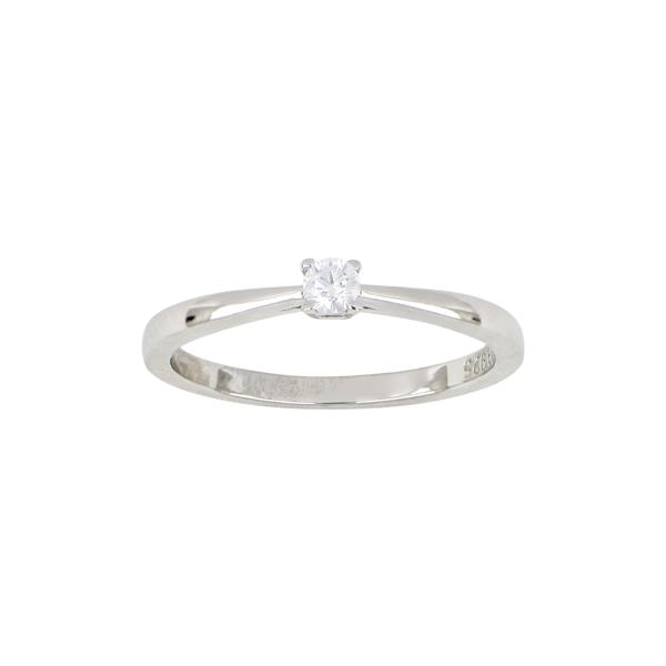 Rhd. sølv ring 3mm grab HEGENOR Str.60, fra Joanli Nor