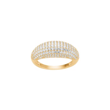 Forgyldt sølv ring PAULANOR str. 60, fra Joanli Nor