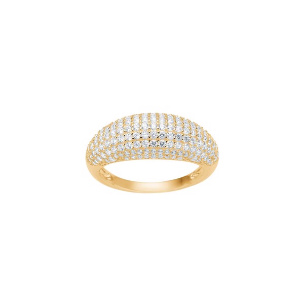 Forgyldt sølv ring PAULANOR str. 60, fra Joanli Nor