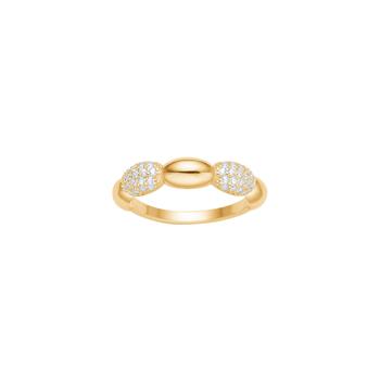 Forgyldt sølv ring REBECCANOR str. 50, fra Joanli Nor