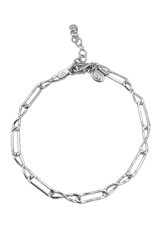 Armbånd sølv rhodineret evig, fra L&G