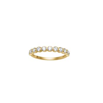 8kt. guldring  m. cz, fra Siersbøl