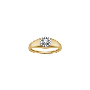 8kt. guldring  m. cz, fra Siersbøl