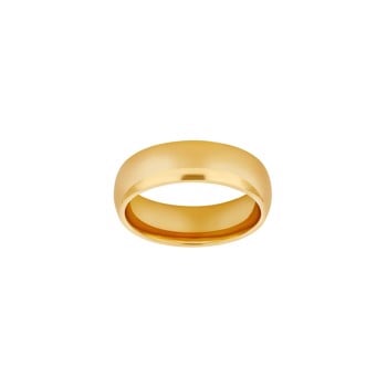 SON stål ring IP gold blank str. 50, fra Son of Noa