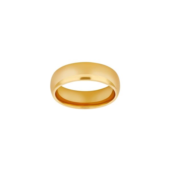 SON stål ring IP gold blank str. 50, fra Son of Noa