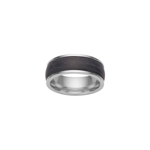 SON stål ring med carbon str. 64, fra Son of Noa