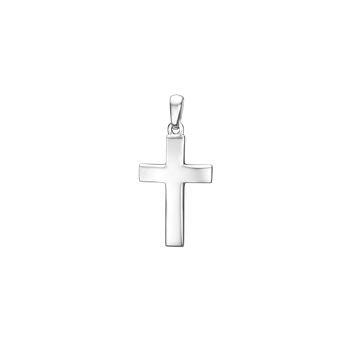 Sølv kors 14 x18 mm, fra aagaard