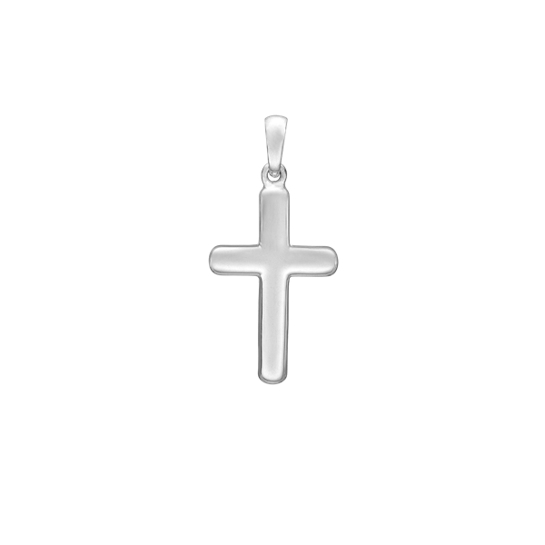 Sølv kors 12,5 x 18,5 mm, fra aagaard